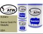 Preview: Subaru, Sierra Gold Pri Metallic, 93H: 500ml Lackdose + 500ml Klarlack + 250ml Härter - Set, von ATW Autoteile West.